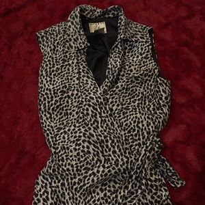 Ice Cheetah Print Blouse